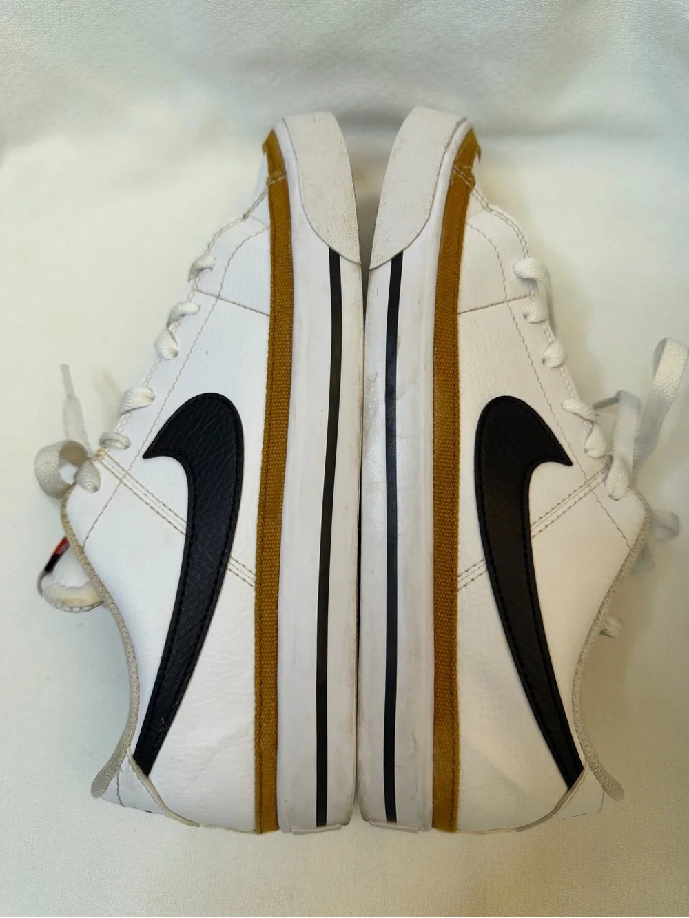 Nike Court Legacy Next Nature Sneakers White Desert Ochre Size 9